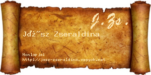 Jász Zseraldina névjegykártya